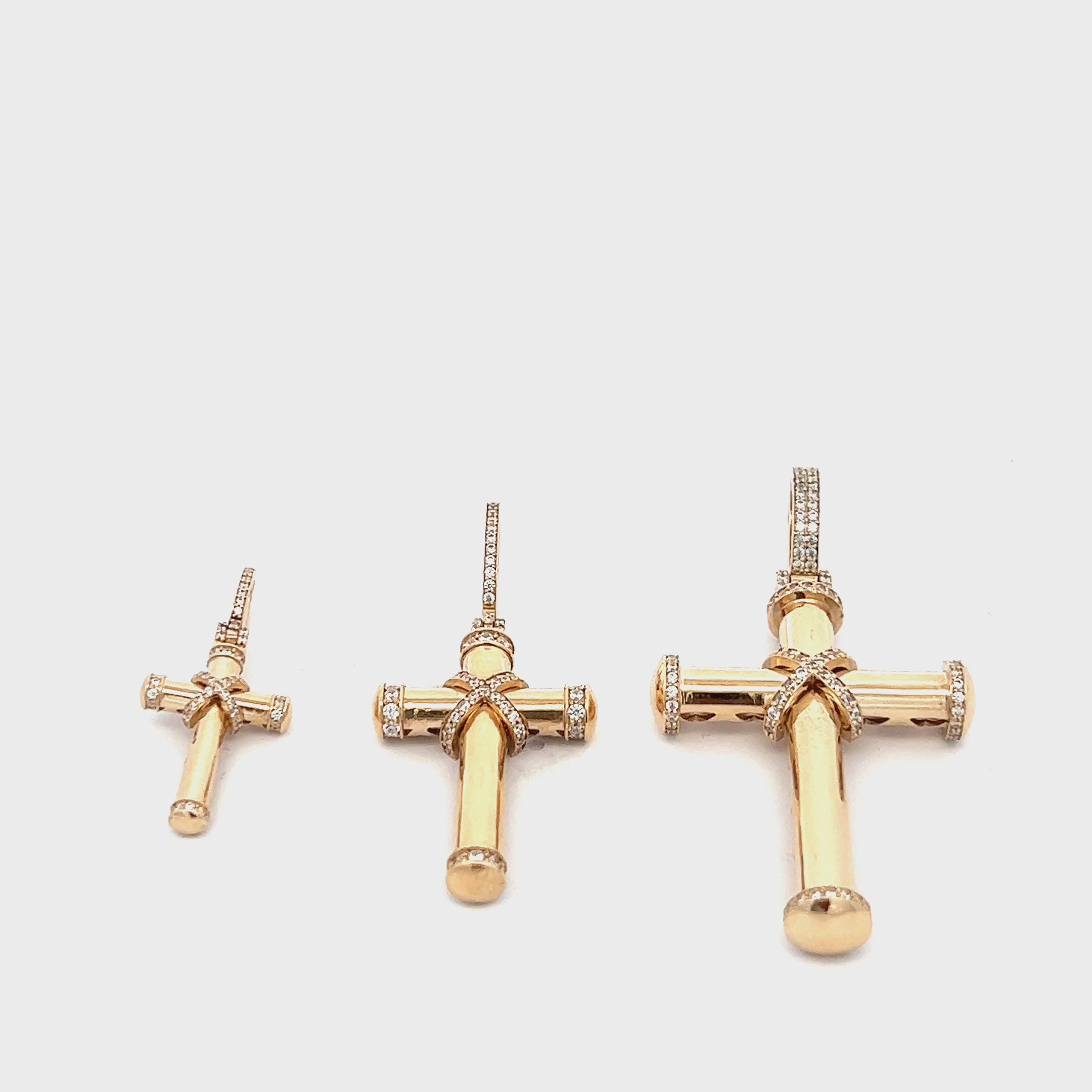 elegante Goldkreuze 14 kt (585 Gold)