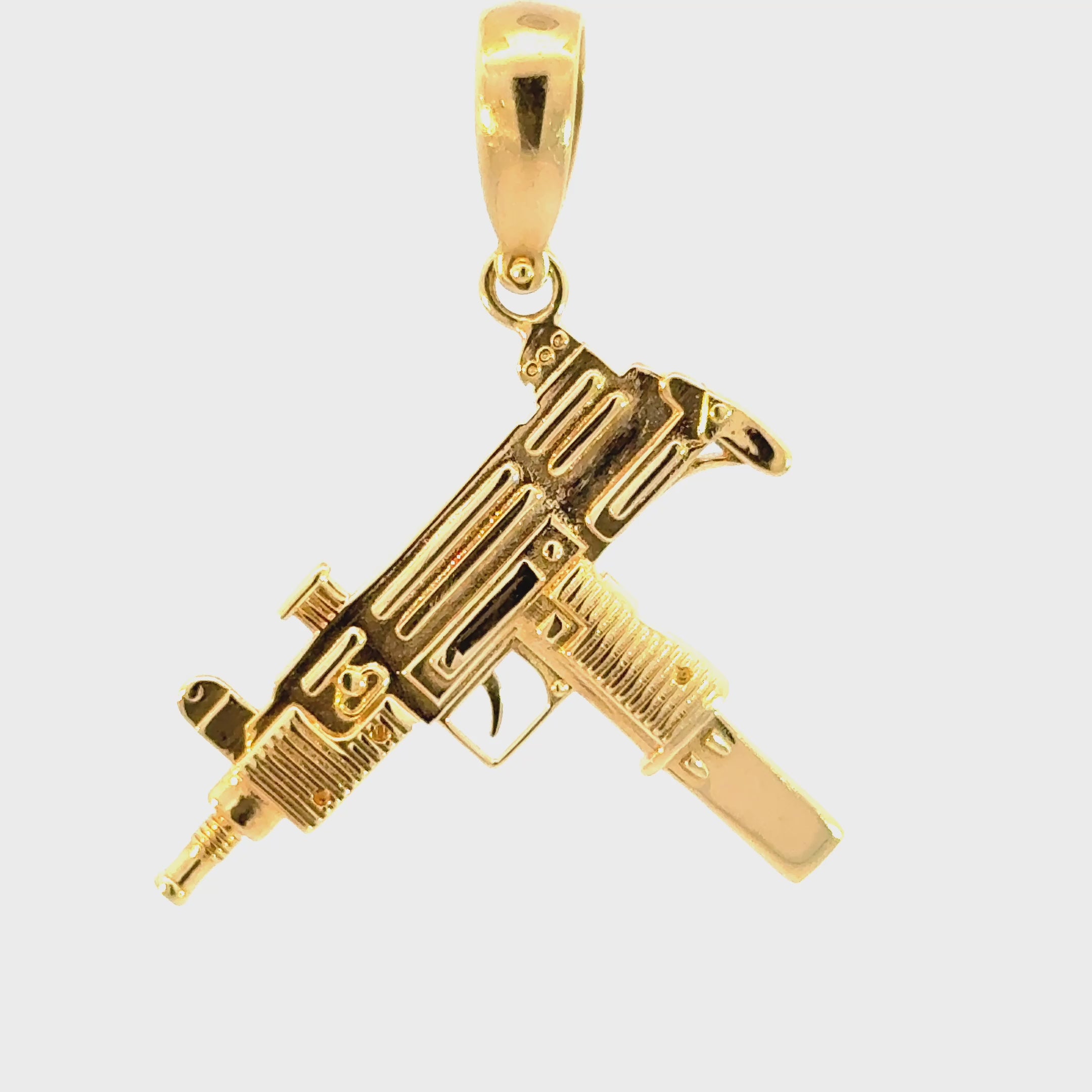 Pistolen - Anhänger 14kt (585 Gold)