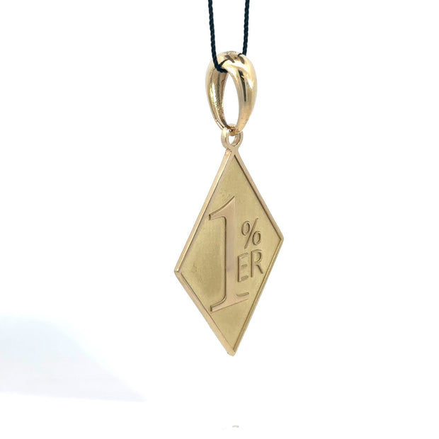 1%er - Anhänger - 14 kt (585 Gold) - groß - Juwelier Benjamin1%er - Anhänger - 14 kt (585 Gold) - groß