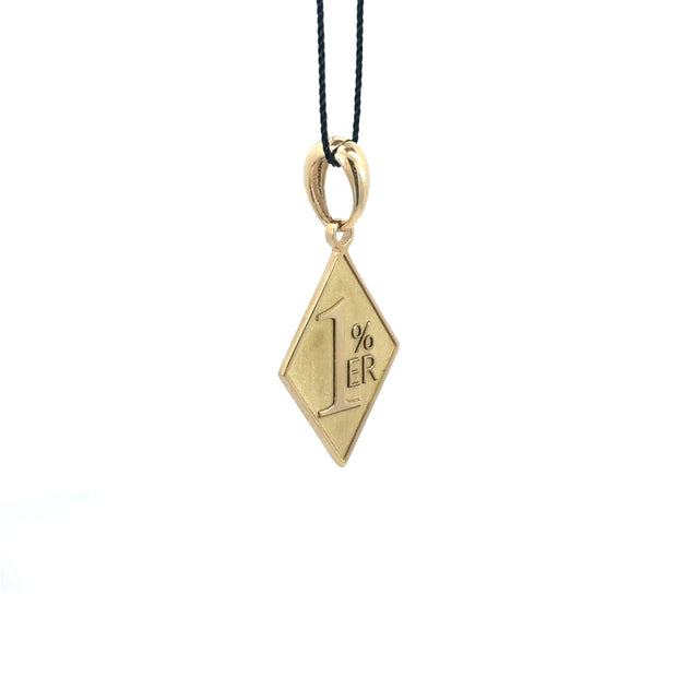 1%er - Anhänger - 14 kt (585 Gold) - klein - Juwelier Benjamin1%er - Anhänger - 14 kt (585 Gold) - klein
