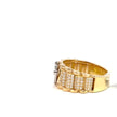 Kronenring Herren - 14 kt (585 Gelbgold) - breit