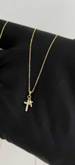 Diamant Anhänger mit Halskette 18 kt Gold