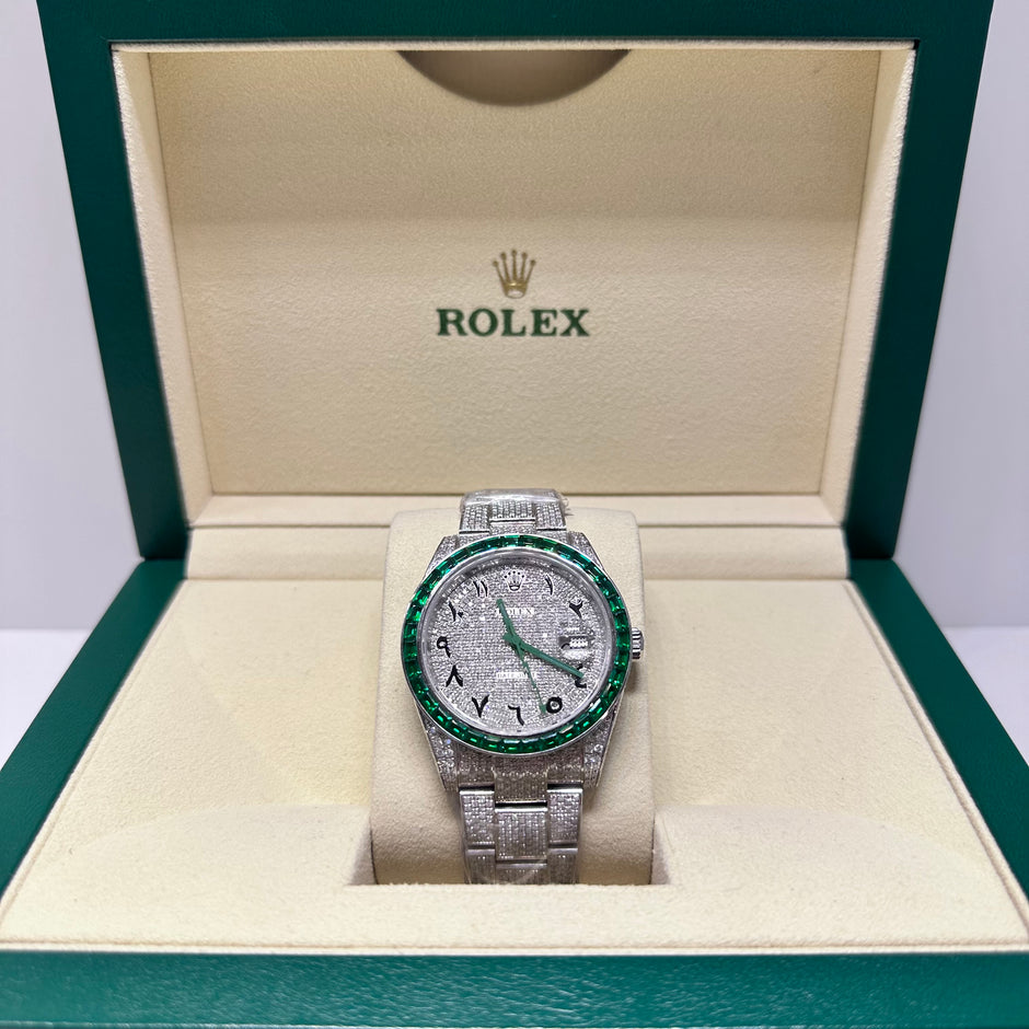 Rolex Datejust ICED OUT / Ref.: 126300 / BJ: 2024