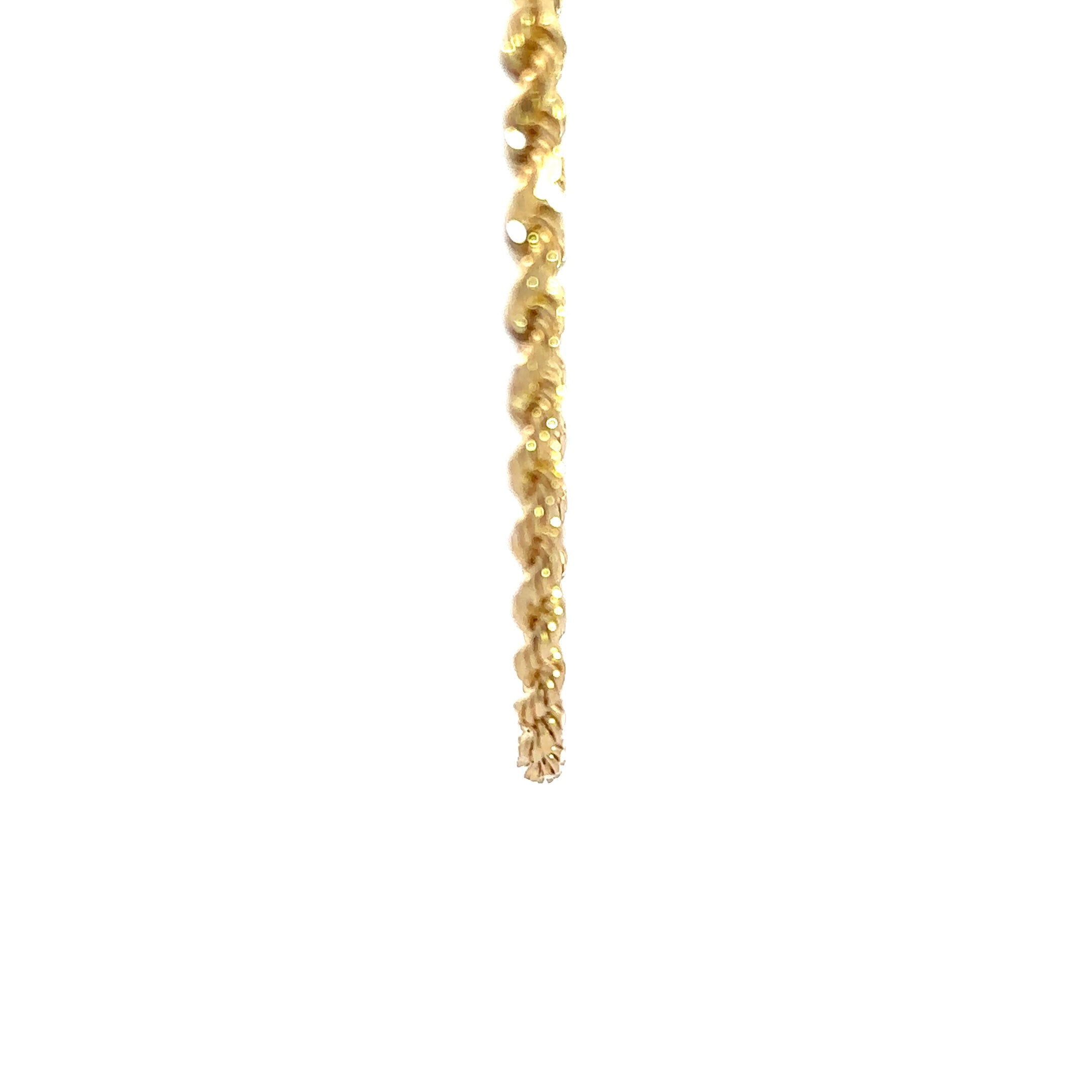 Kordelkette - diamantisiert 14kt (585 Gold) 3,5mm