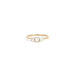 Damen Diamantenring 18kt (750 Gelbgold)