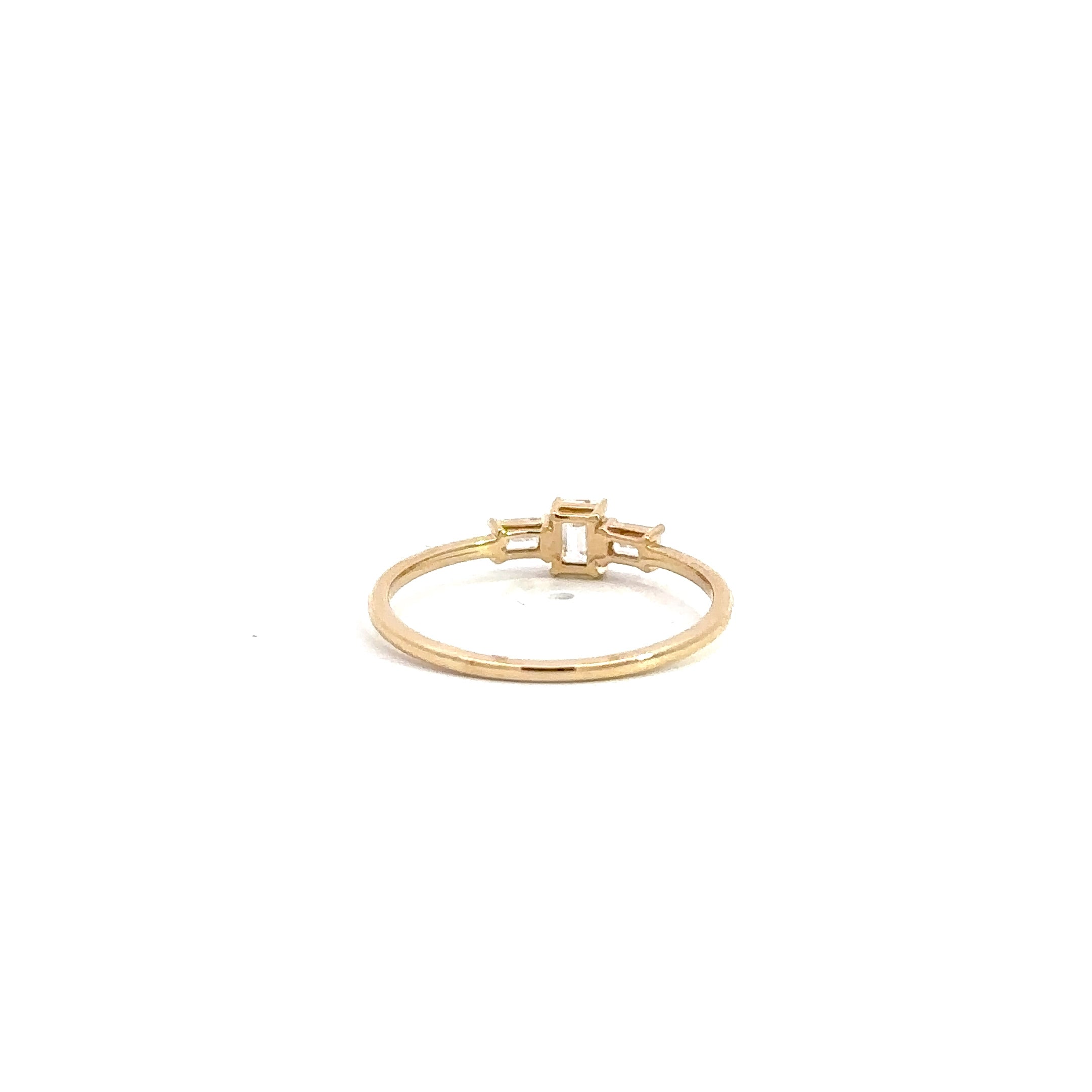 Damen Diamantenring 18kt (750 Gelbgold)