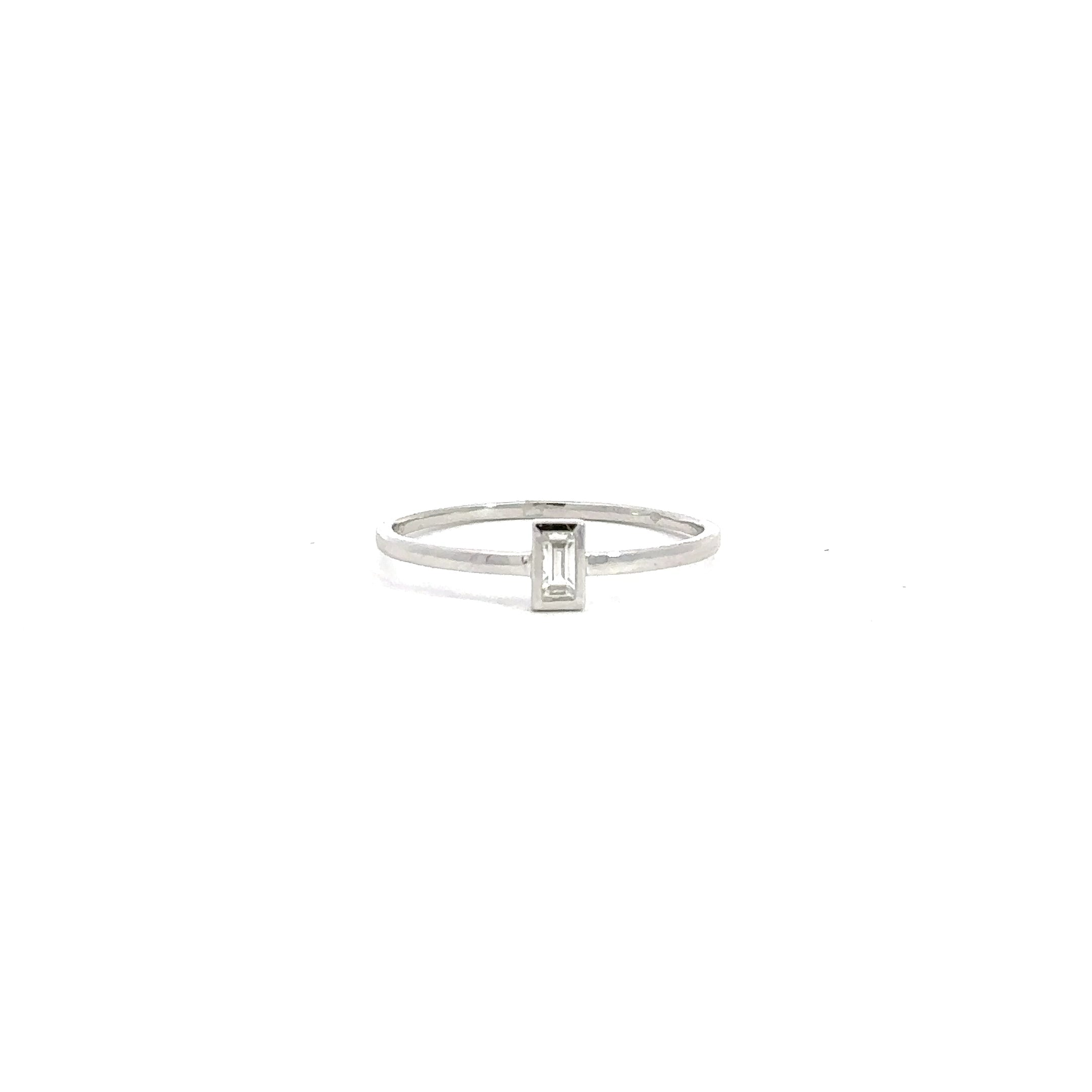Damen Diamantenring 18kt (750 Weißgold)