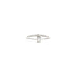 Damen Diamantenring 18kt (750 Weißgold)