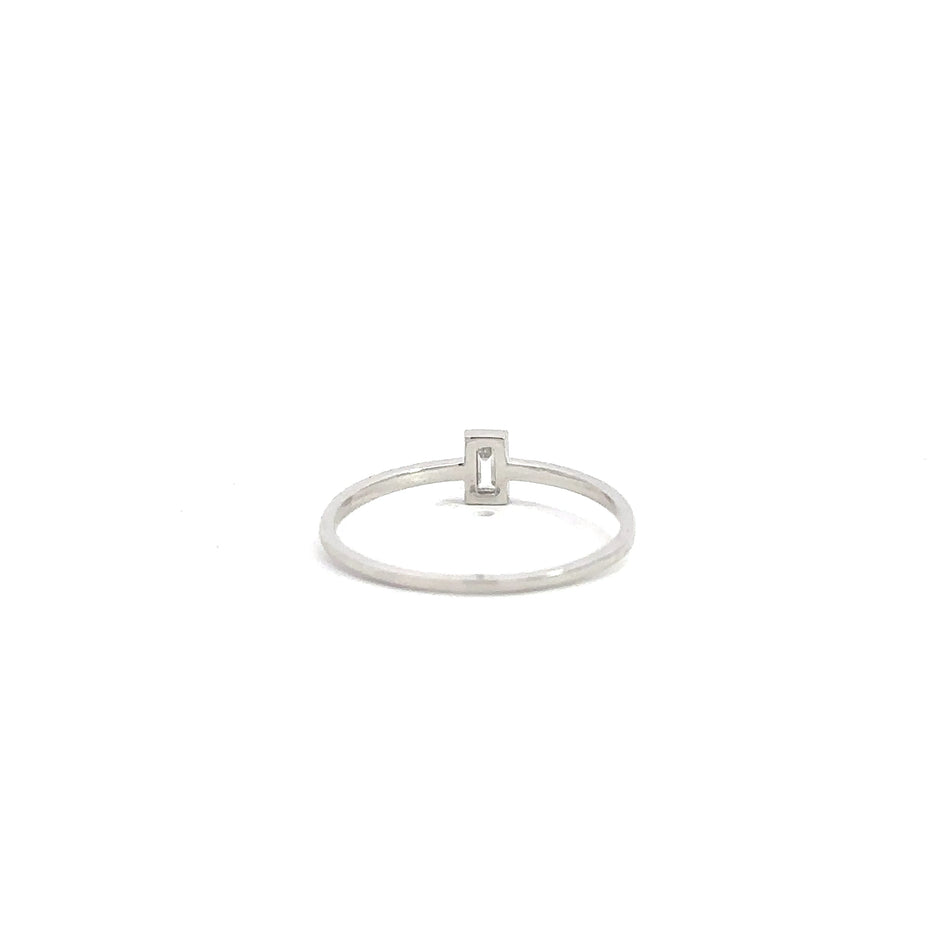 Damen Diamantenring 18kt (750 Weißgold)