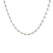 Kugelkette - diamantisiert (4mm) 14kt (585 Weißgold)