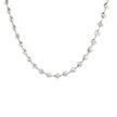 Kugelkette - diamantisiert (4mm) 14kt (585 Weißgold)