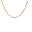 Kugelkette - diamantisiert (4mm) 14kt (585 Roségold)