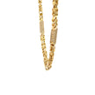 Königskette x Steine 4 mm 14kt (585 Gold)