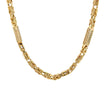 Königskette x Steine 4 mm 14kt (585 Gold)