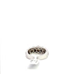 Kronenring Herren - 14 kt (585 Weißgold) - schmal