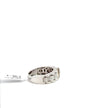 Kronenring Herren - 14 kt (585 Weißgold) - schmal