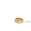Präsidenten Diamantring Herren - 18 kt (750 Gelbgold) - breit