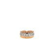 Präsidenten Diamantring Herren - 18 kt (750 Roségold) - breit