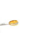 Präsidenten Diamantring Herren - 18 kt (750 Gelbgold) - schmal