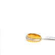Präsidenten Diamantring Herren - 18 kt (750 Gelbgold) - schmal