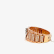 Kronenring Herren - 14 kt (585 Roségold) - breit