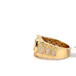 Kronenring Herren - 18 kt (750 Gelbgold) - breit