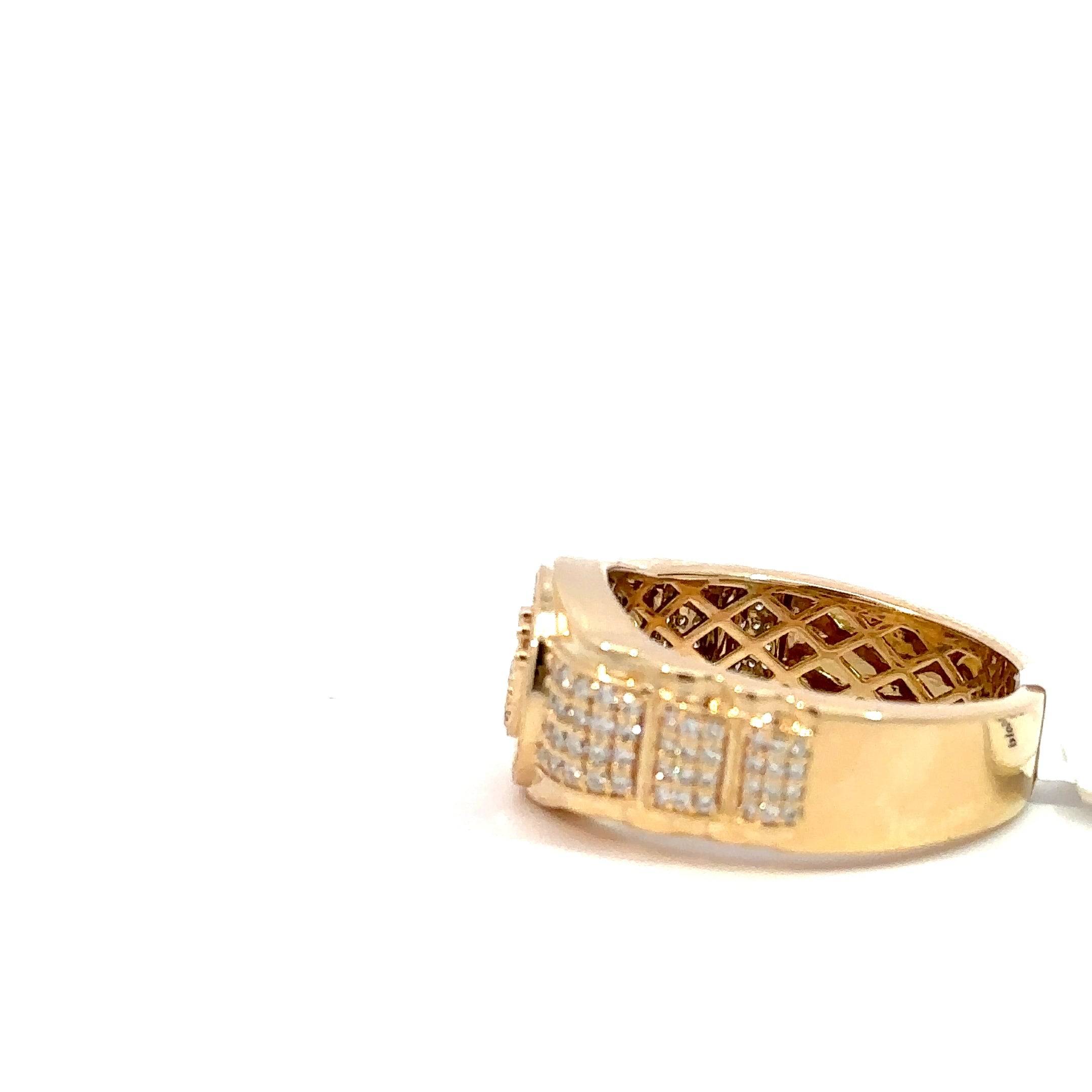 Kronenring Herren - 18 kt (750 Gelbgold) - schmal