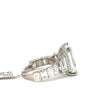 Crystal Majesty Diamant Ring  – Damen Antragsring (950 Platin) 10ct