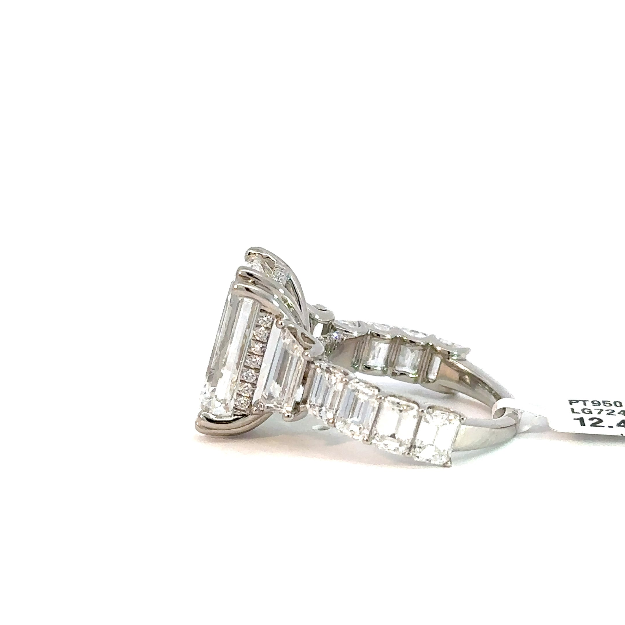 Crystal Majesty Diamant Ring  – Damen Antragsring (950 Platin) 10ct