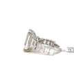 Crystal Majesty Diamant Ring  – Damen Antragsring (950 Platin) 10ct