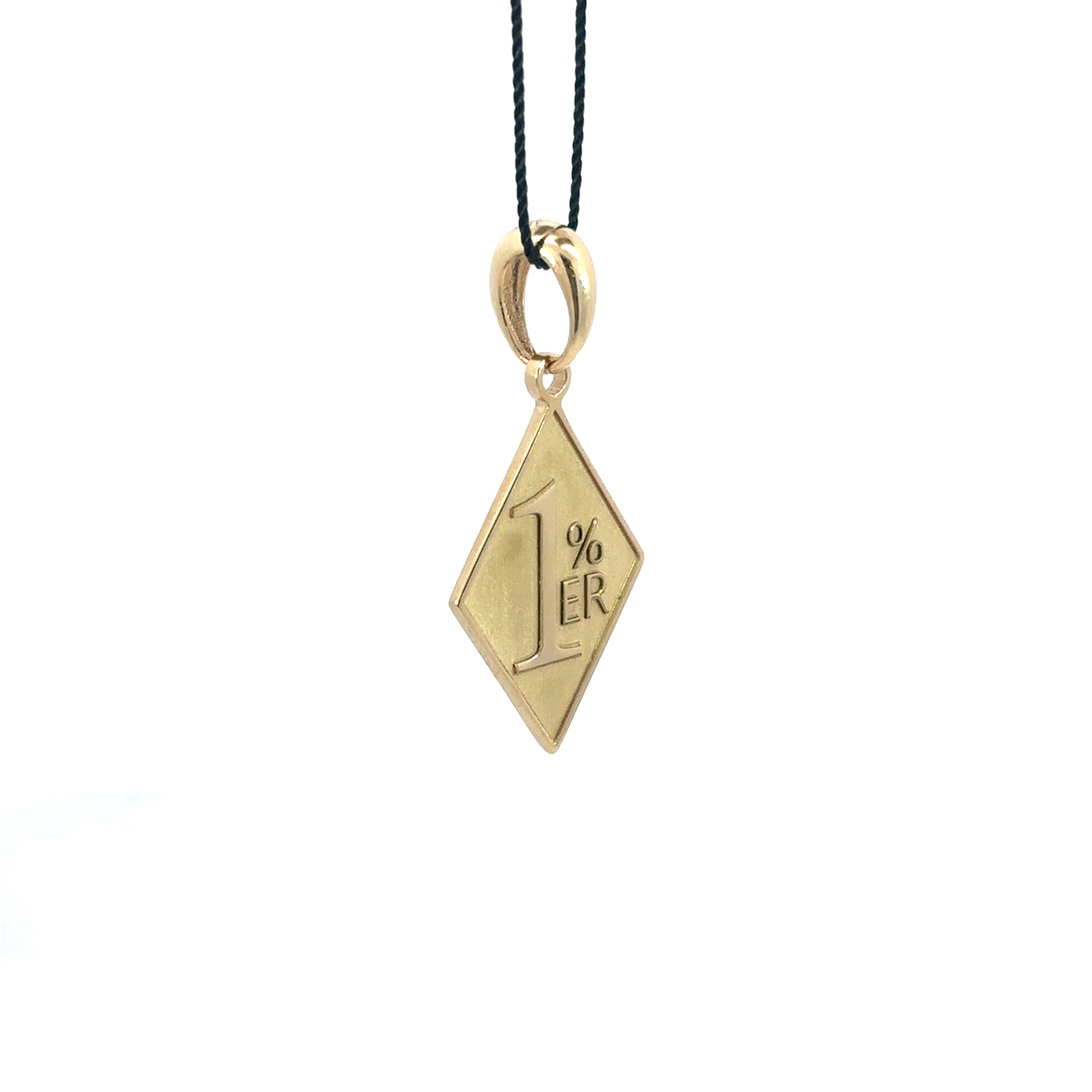 1%er - Anhänger - 14 kt (585 Gold) - klein