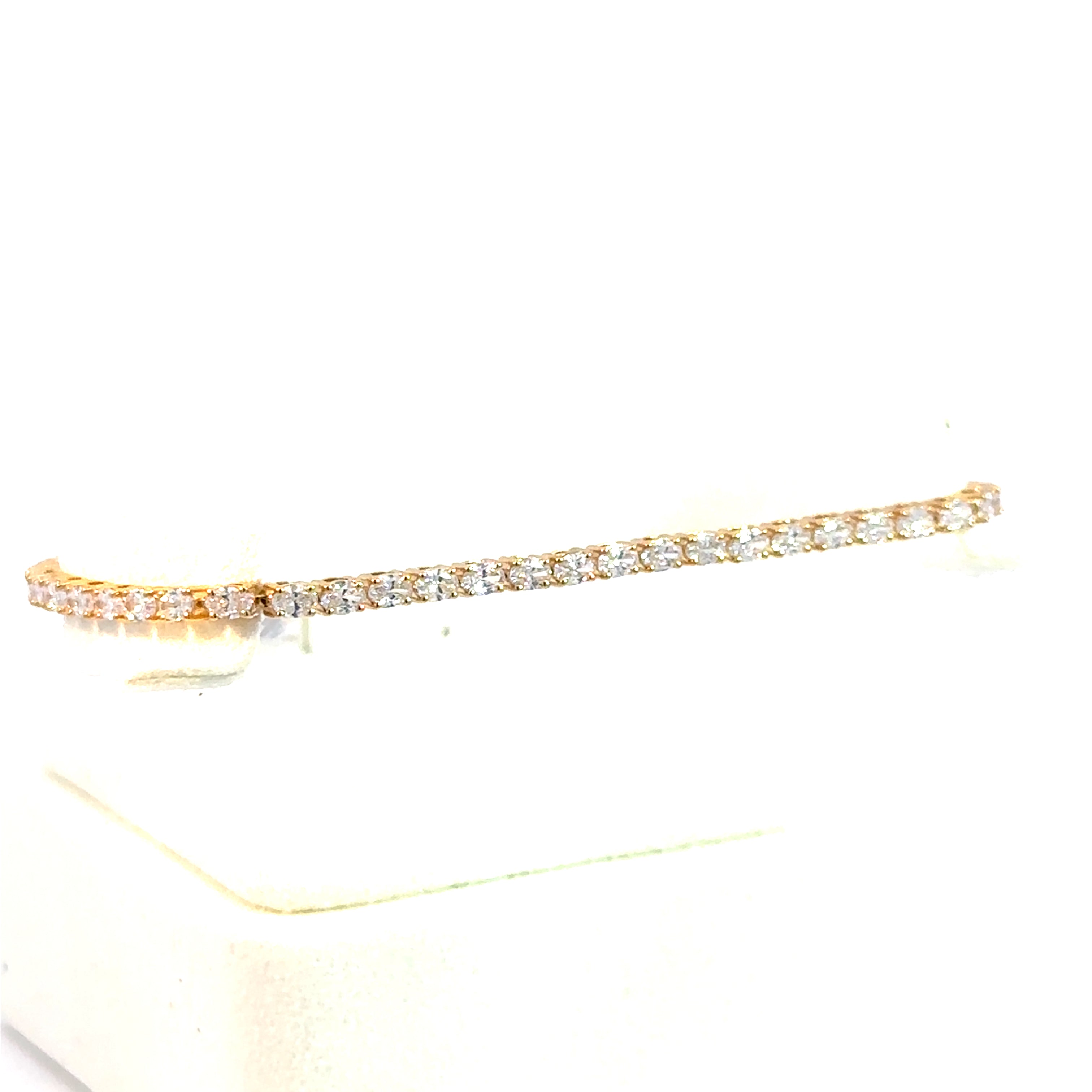 Tennis Armband - 14 kt (585 Gelbgold) - Labordiamanten