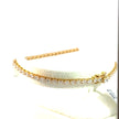 Tennis Armband - 14 kt (585 Gelbgold) - Labordiamanten