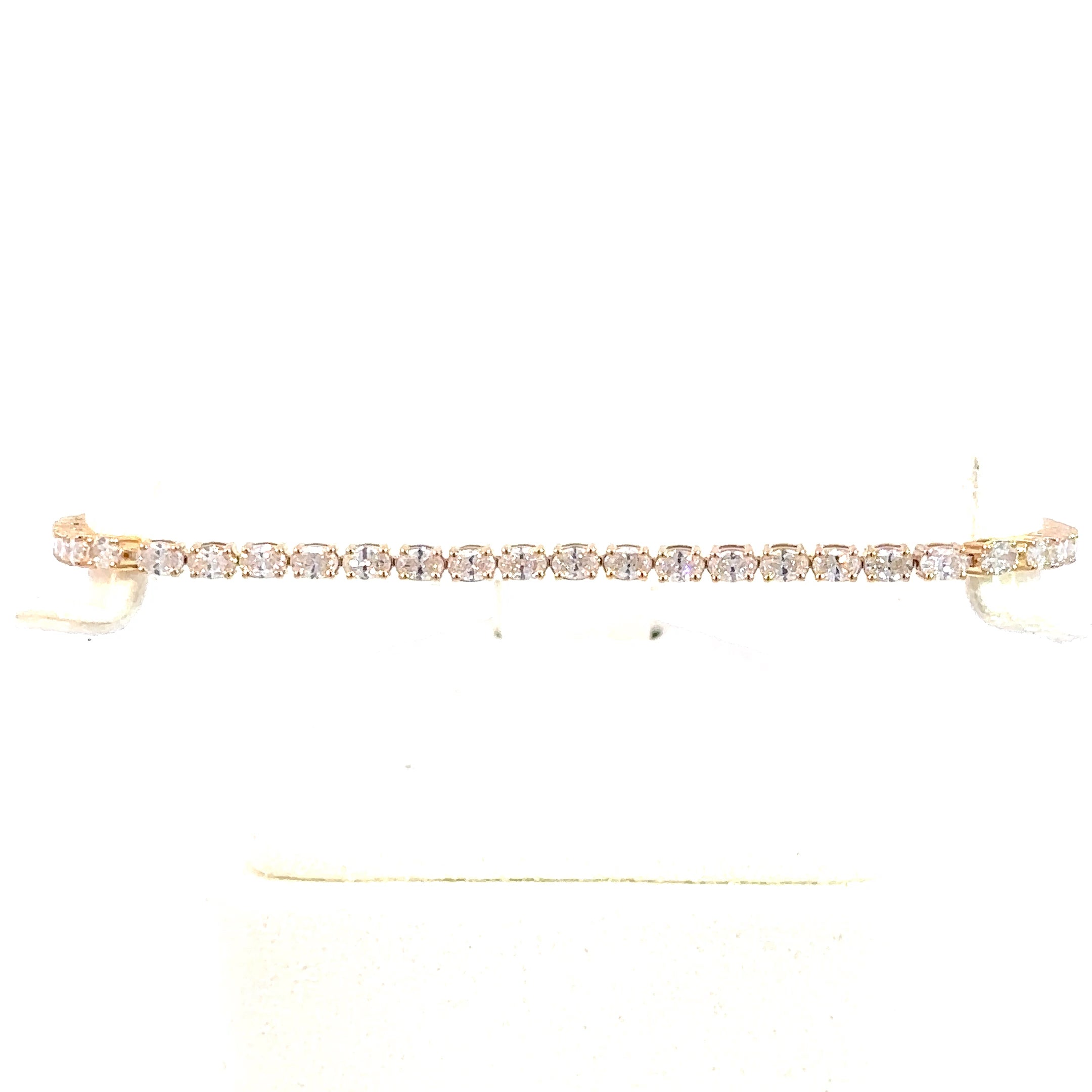 Tennis Armband - 14 kt (585 Gelbgold) - Labordiamanten