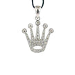 Kronen Anhänger - 14 kt (585 Gold) mit Naturdiamanten – 1,41 ct