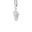 Kronen Anhänger - 14 kt (585 Gold) mit Naturdiamanten – 1,41 ct