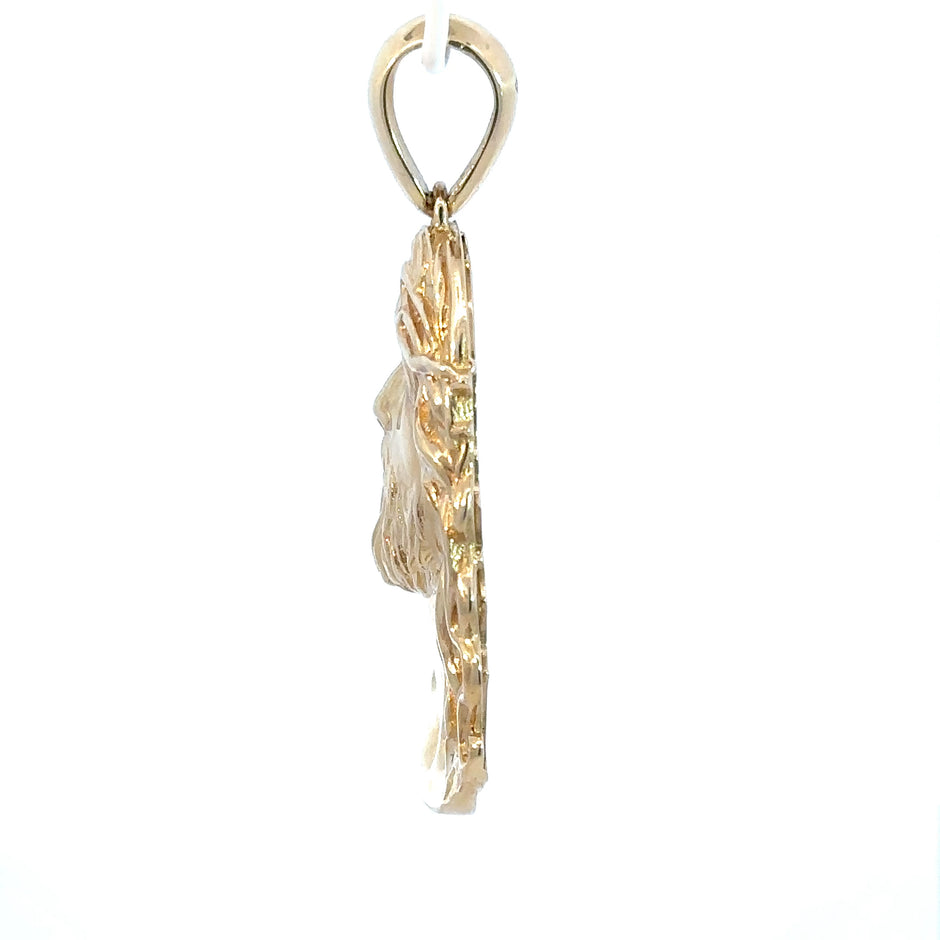 Jesus-Anhänger - 14kt Gelbgold (585 Gold)