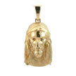Jesus-Anhänger - 14kt Gelbgold (585 Gold) - teils mattiert