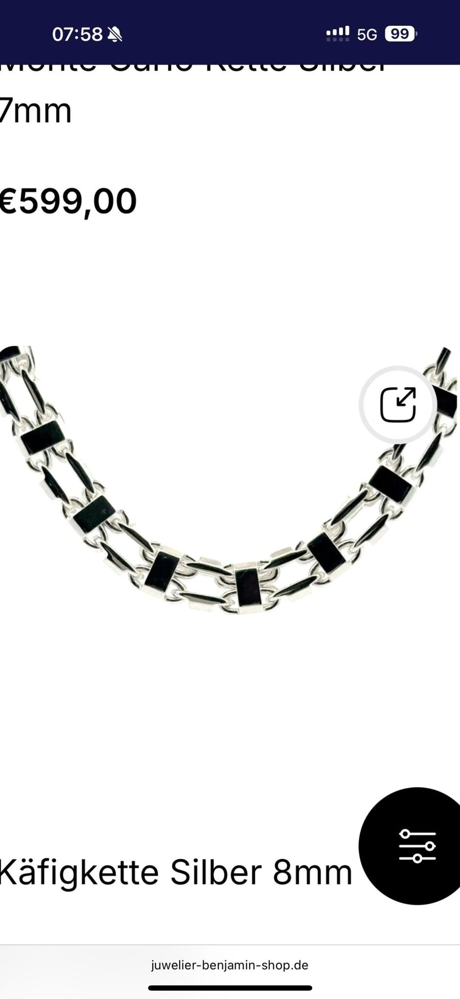 Anfertigung Käfigkette 11 mm 295 - 300 gr - Juwelier BenjaminAnfertigung Käfigkette 11 mm 295 - 300 gr