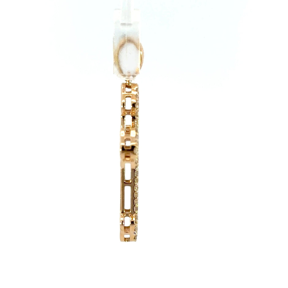 Baverly Small Diamantkreuz Gelbgold 18kt (750 Gold) - Juwelier BenjaminBaverly Small Diamantkreuz Gelbgold 18kt (750 Gold)
