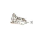 Crystal Majesty Diamant Ring – Damen Antragsring (950 Platin) 10ct – Ansicht 2