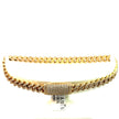 Cuban Chain Iced Out - 7 mm - 18 kt (750 Gelbgold) - Juwelier BenjaminCuban Chain Iced Out - 7 mm - 18 kt (750 Gelbgold)