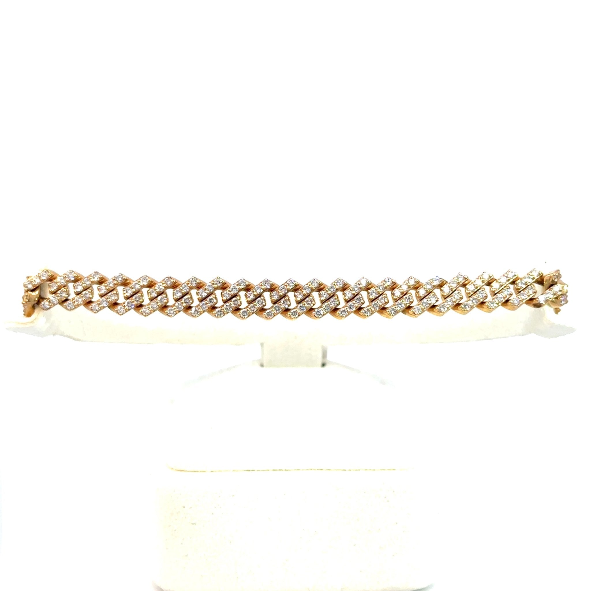 Cuban Chain Iced Out - 7 mm - 18 kt (750 Gelbgold) - Juwelier BenjaminCuban Chain Iced Out - 7 mm - 18 kt (750 Gelbgold)