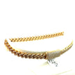Cuban Chain Iced Out - 7 mm - 18 kt (750 Gelbgold) - Juwelier BenjaminCuban Chain Iced Out - 7 mm - 18 kt (750 Gelbgold)