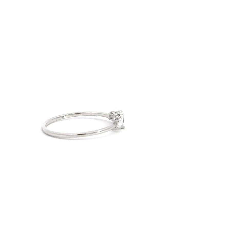 Damen Diamantenring 18kt (750 Weißgold) - Juwelier BenjaminDamen Diamantenring 18kt (750 Weißgold)