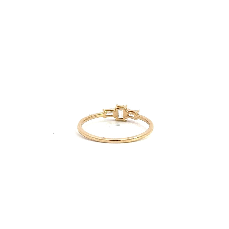 Damen Diamantring 18kt (750 Gelbgold) - Juwelier BenjaminDamen Diamantring 18kt (750 Gelbgold)