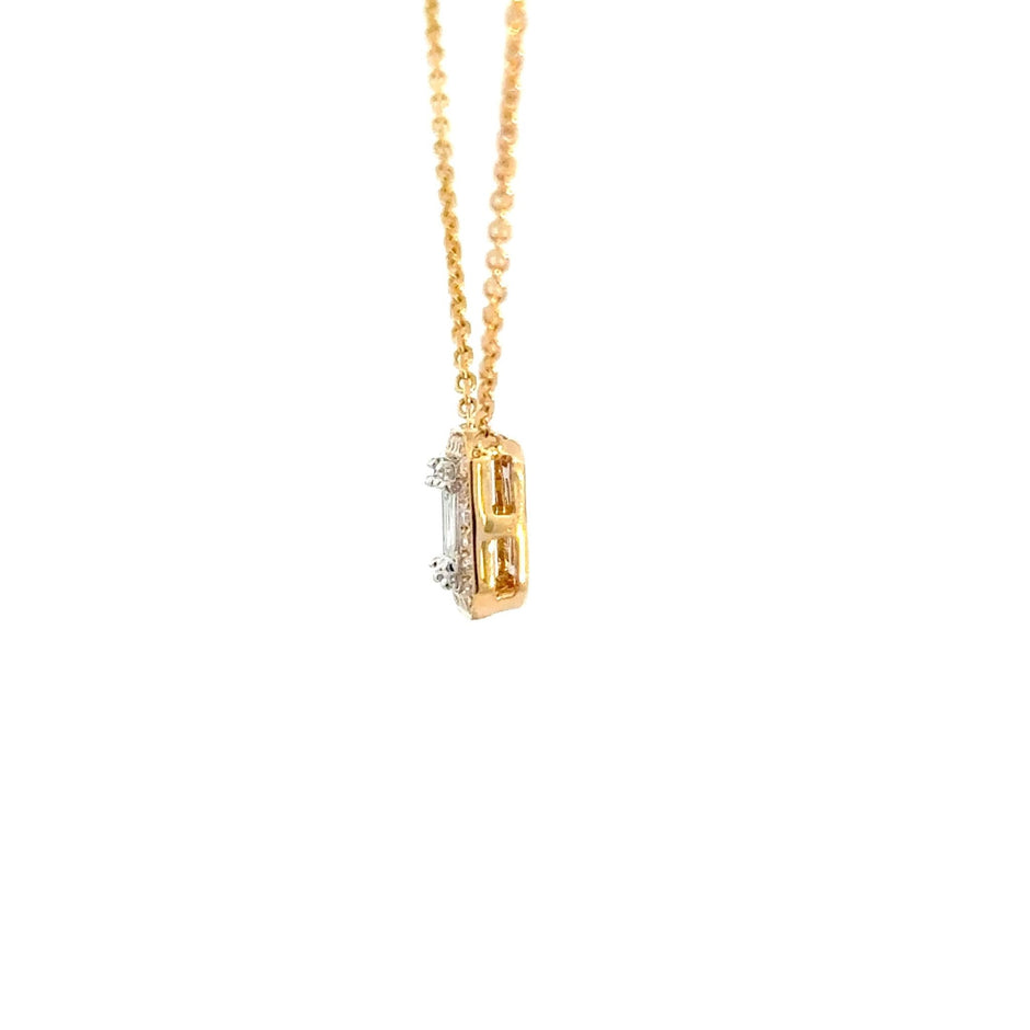 Diamant - Auroraanhänger 18kt (750 Gold) - Juwelier BenjaminDiamant - Auroraanhänger 18kt (750 Gold)