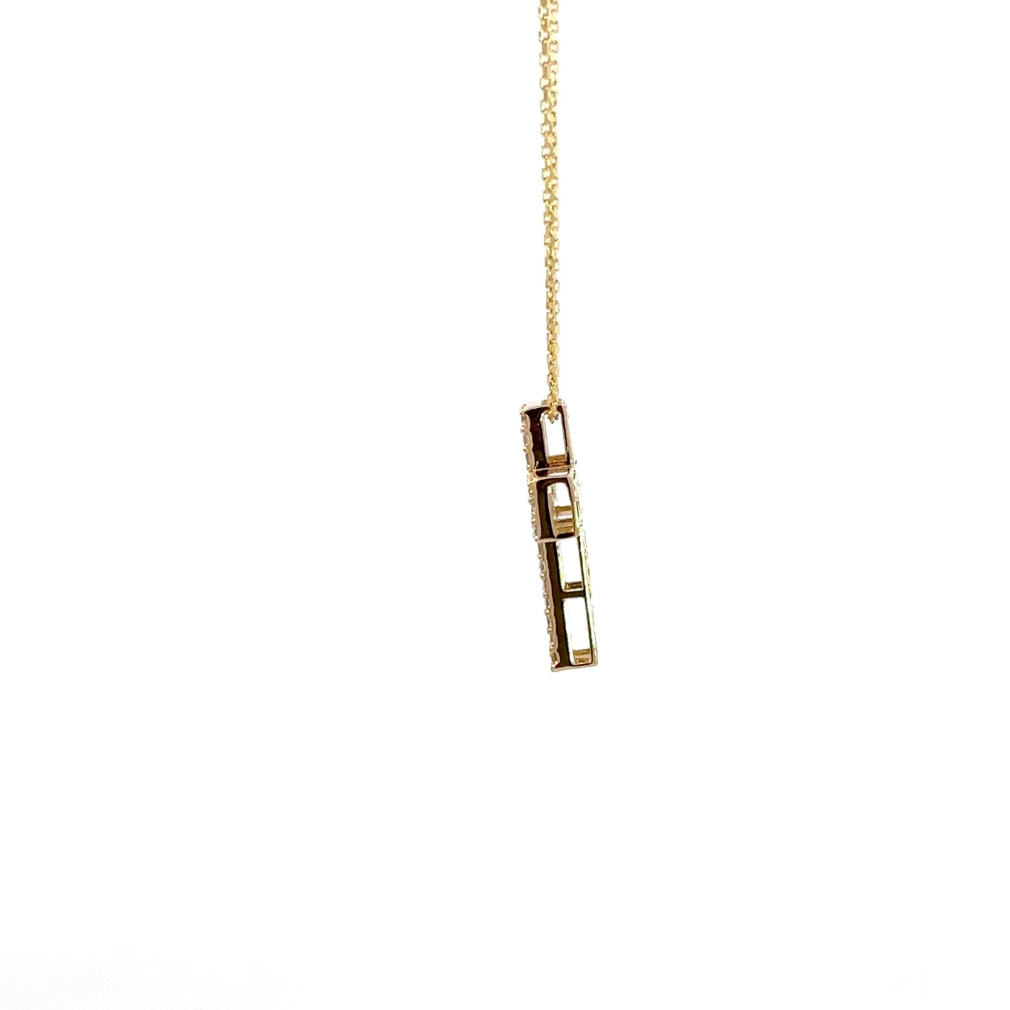 Diamant - Baguette Kreuz - groß - 18kt (750 Gold) - Juwelier BenjaminDiamant - Baguette Kreuz - groß - 18kt (750 Gold)