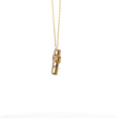 Diamant - Baguette Kreuz - klein - 18kt (750 Gold) – Ansicht 2