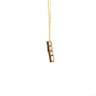 Diamant - Baguette Kreuz - klein - 18kt (750 Gold) – Ansicht 4